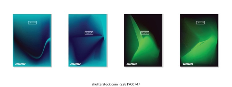 Kollektion abstrakter Hintergründe mit schönen Gradationsfarben, bunten Hintergründen für Poster-Flyer-Hintergrund.Vertikaler Banner.cooler fließender Hintergrund Vektorgrafik.