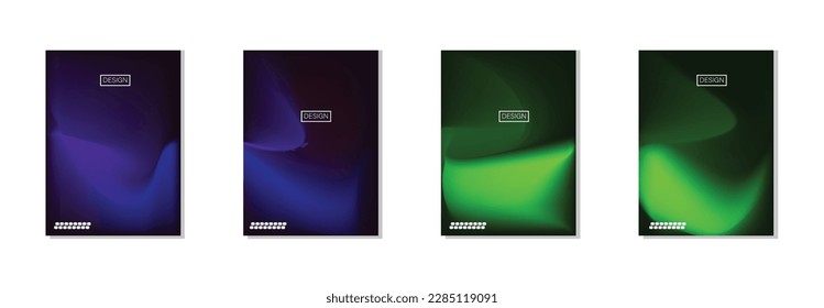 Kollektion abstrakter Hintergründe mit schönen Gradationsfarben, bunten Hintergründen für Poster-Flyer-Hintergrund.Vertikaler Banner.cooler fließender Hintergrund Vektorgrafik.