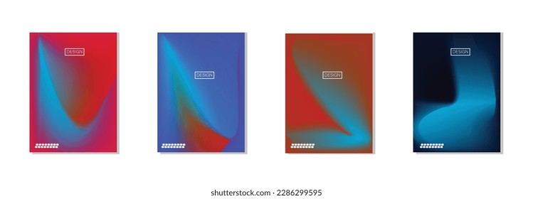 collection of abstract backgrounds with beautiful gradation colors, colorful backgrounds for poster flyer banner backdrop.vertical banner.cool fluid background vector illustration.