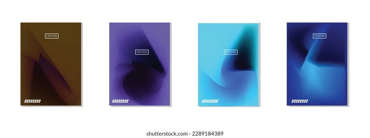 collection of abstract backgrounds with beautiful gradation colors, colorful backgrounds for poster flyer banner backdrop.vertical banner.cool fluid background vector illustration.