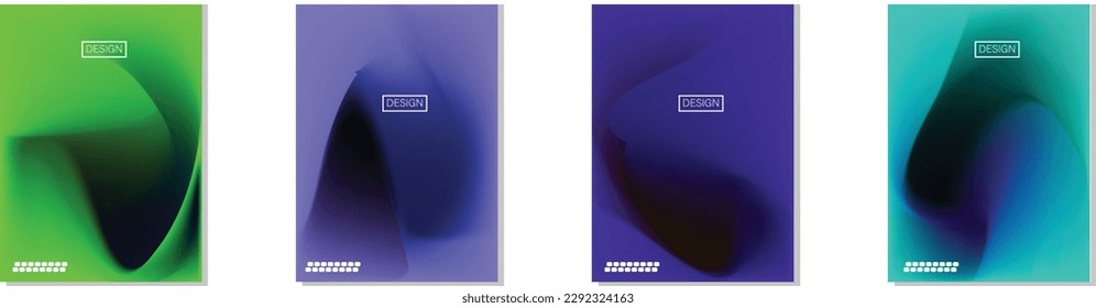 colección de fondos abstractos con hermosos colores de gradación, fondo colorido para el fondo del cartel del volante de afiches.banner vertical.cool fondo de ilustración vectorial.