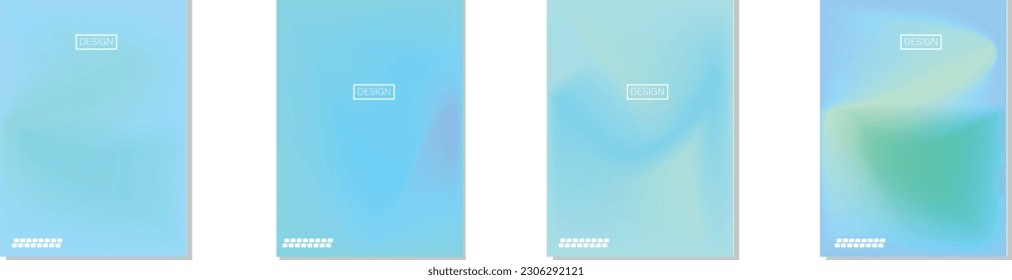 Kollektion abstrakter Hintergründe mit schönen Gradationsfarben, bunten Hintergründen für Poster-Flyer-Hintergrund.Vertikaler Banner.cooler fließender Hintergrund Vektorgrafik.