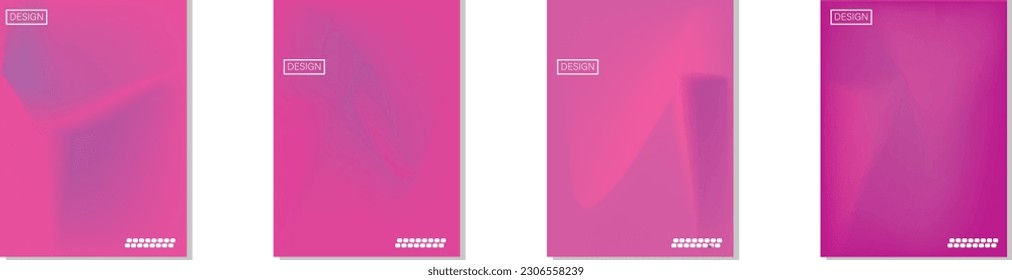 collection of abstract backgrounds with beautiful gradation colors, colorful backgrounds for poster flyer banner backdrop.vertical banner.cool fluid background vector illustration.