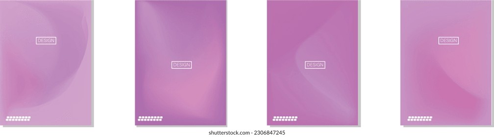 collection of abstract backgrounds with beautiful gradation colors, colorful backgrounds for poster flyer banner backdrop.vertical banner.cool fluid background vector illustration.