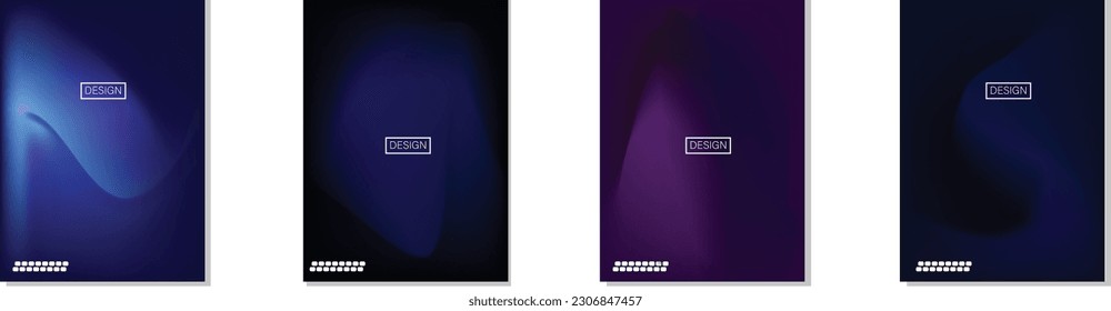 colección de fondos abstractos con hermosos colores de gradación, fondo colorido para el fondo del cartel del volante de afiches.banner vertical.cool fondo de ilustración vectorial.