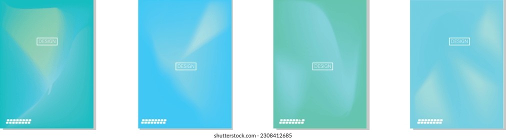 collection of abstract backgrounds with beautiful gradation colors, colorful backgrounds for poster flyer banner backdrop.vertical banner.cool fluid background vector illustration.