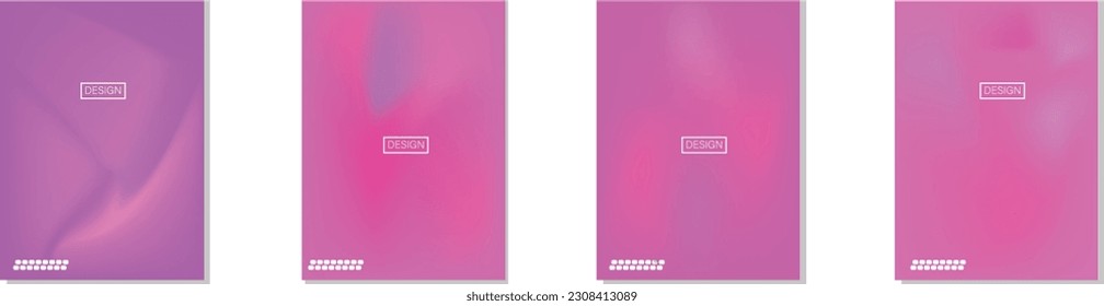 colección de fondos abstractos con hermosos colores de gradación, fondo colorido para el fondo del cartel del volante de afiches.banner vertical.cool fondo de ilustración vectorial.