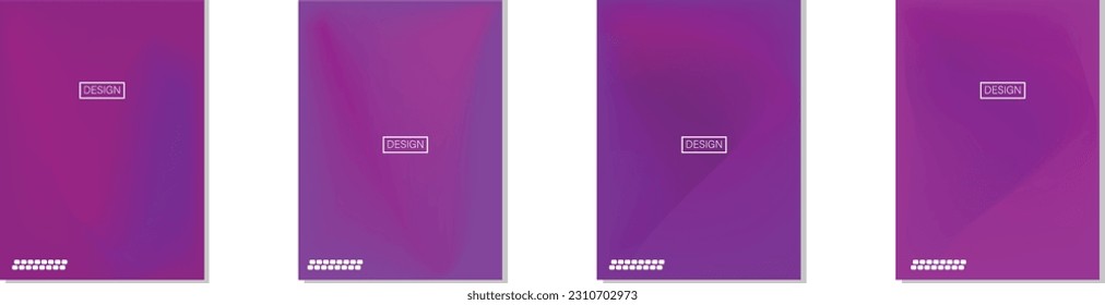 collection of abstract backgrounds with beautiful gradation colors, colorful backgrounds for poster flyer banner backdrop.vertical banner.cool fluid background vector illustration.