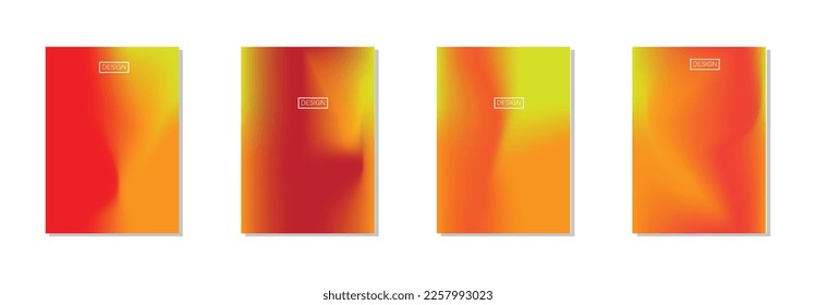 collection of abstract backgrounds with beautiful gradient colors, unique, colorful backgrounds for poster flyer banner backdrop.vertical banner.cool fluid background vector illustration.