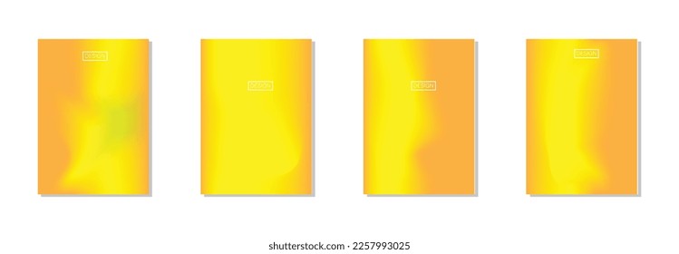 colección de fondos abstractos con hermosos colores gradientes, fondo único y colorido para el fondo del cartel del volante de afiches.banner vertical.cool ilustración vectorial de fondo fluido.