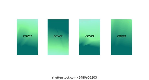 collection of abstract backgrounds with beautiful gradient colors, colorful backgrounds for posters, banners, brochure backgrounds, vertical banners, vector illustrations, cool fluid backgrounds