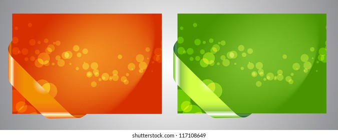 Collection of abstract backgrounds. Vector illustration