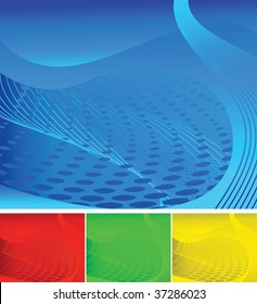 Collection abstract backgrounds. Vector illustration