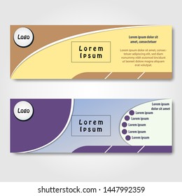 Collection of abstract banners. Vector abstract banner design web template.  Suitable for banner sale, presentation, social media stories, story, promotion, flyer, poster and brochure.