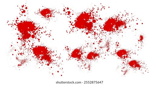 Kollektion von abstrakten Blutplättchen, Vektorgrafik.