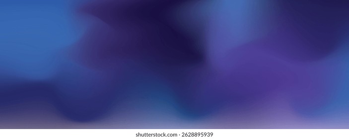 Collection abstract blurred background. Gradient mesh. Dark color mix. Effect soft glow blue black blend. Modern design template for web covers, ad banners, posters, brochures, flyers. Vector EPS