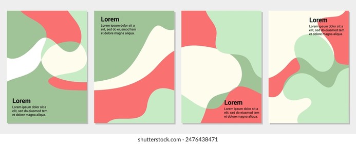 collection of abstract colorful cover backgrounds. Creative illustration for poster, web, landing, page, cover, advertisement, greeting, card, promotion.