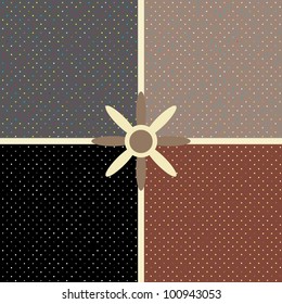 Collection abstract colorful geometric background. Seamless pattern.