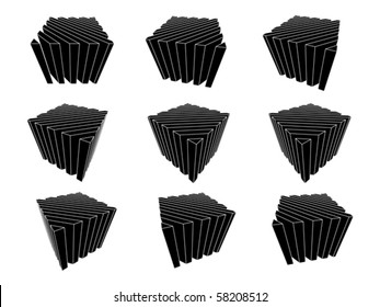 collection of abstract cubes (also available as bitmap)