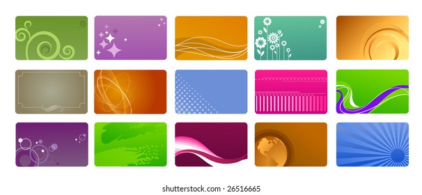 collection of abstract design backgrounds