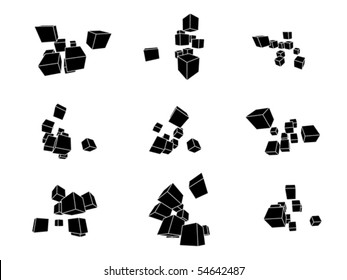 collection of abstract design elements (also available as bitmap)