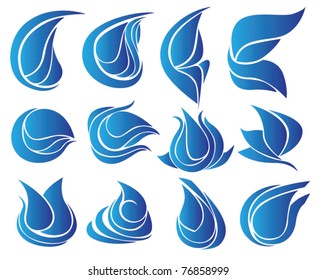 collection of abstract elements