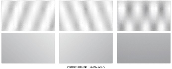 Collection of Abstract Fabric Patterns and Mesh Fabric Patterns  in Grayscale.