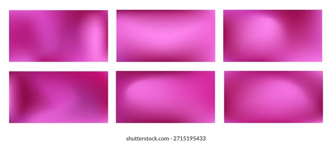 Colección de fondo abstracto de Vector degradado de malla fucsia