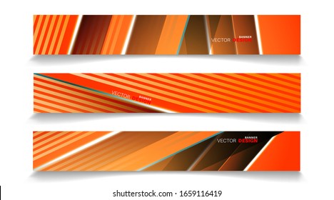 Colección de banners abstractos de fondo geométrico. Se puede utilizar en cualquier diseño. fondo rectangular.