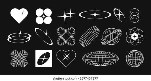Collection of Abstract Geometric Shapes