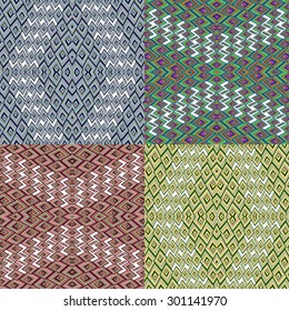 collection of abstract geometrical backgrounds vector illustration wallpaper