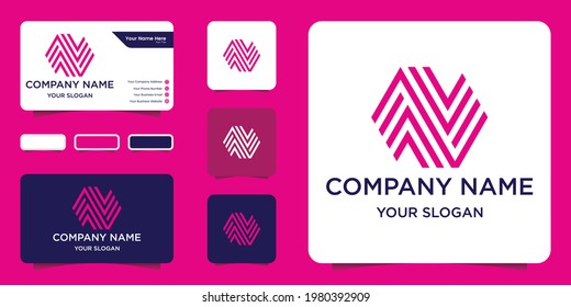 Collection of abstract initials
 Premium Vector  logo template