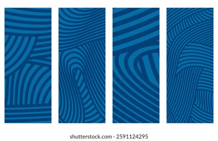 Collection Abstract irregular multi color striped lines textured background design bundle. for clothes, fabric, cover, background, invitations, X banner and others