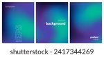Collection abstract liquid background. Gradient mesh. Effect bright color blend. Blurred fluid colorful mix. Modern design template for web covers, ad banners, posters, brochures, flyers. Vector EPS