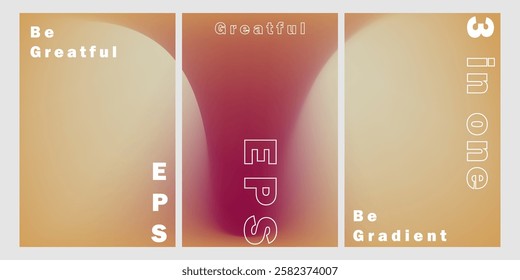 Collection abstract liquid background. Gradient mesh. Effect bright color blend. Blurred fluid colorful mix. Modern design template for web covers, ad banners, posters, brochures, flyers. Vector EPS
