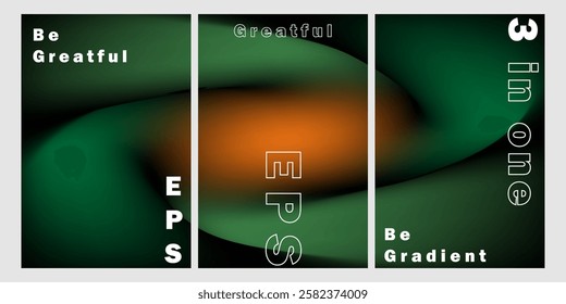 Collection abstract liquid background. Gradient mesh. Effect bright color blend. Blurred fluid colorful mix. Modern design template for web covers, ad banners, posters, brochures, flyers. Vector EPS