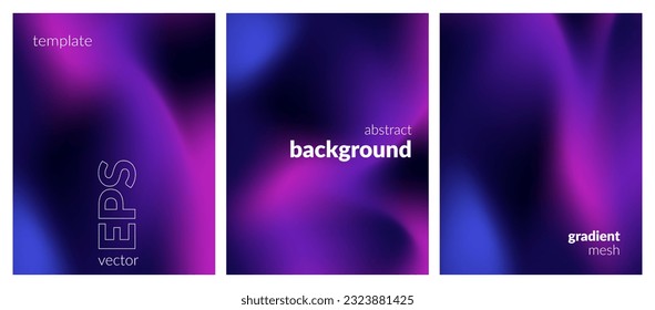 Abstract blend colours ad