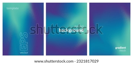 Collection. Abstract liquid background. Vibrant color blend. Blurred fluid colours. Gradient mesh. Modern design template for posters, ad banners, brochures, flyers, covers, websites. EPS vector image