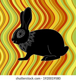 Collection of abstract posters with animals. Set of modern scandinavian art print templates. Animal ink with floral designs and geometric shapes in the background. 
