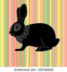 Collection of abstract posters with animals. Set of modern scandinavian art print templates. Animal ink with floral designs and geometric shapes in the background. 