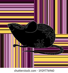 Collection of abstract posters with animals. Set of modern scandinavian art print templates. Animal ink with floral designs and geometric shapes in the background. 