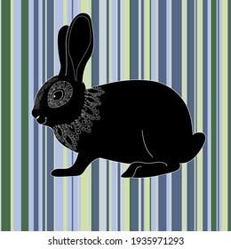 Collection of abstract posters with animals. Set of modern scandinavian art print templates. Animal ink with floral designs and geometric shapes in the background.