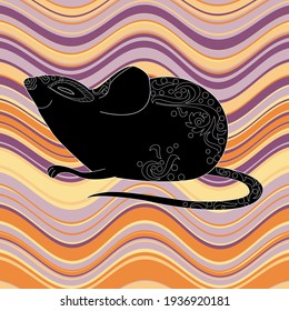 Collection of abstract posters with animals. Set of modern scandinavian art print templates. Animal ink with floral designs and geometric shapes in the background. 