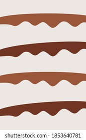 colección de afiches abstractos. diseño gráfico de moda para tarjetas, carteles, folletos, volantes, habitaciones para niños. ilustración vectorial