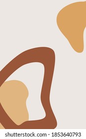 collection of abstract posters. trendy graphic design for cards, posters, brochures, flyers, kids rooms. vector illustration