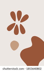 colección de afiches abstractos. diseño gráfico de moda para tarjetas, carteles, folletos, volantes, habitaciones para niños. ilustración vectorial