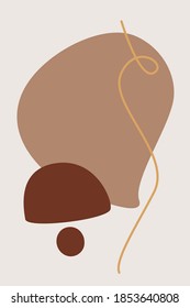 Sammlung abstrakter Plakate. trendige grafische Gestaltung für Karten, Plakate, Broschüren, Flyer, Kinderzimmer. Vektorgrafik