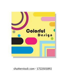 
A collection of abstract retro avangarde vector backgrounds with colorful geometric shapes and a copy room frame with a white background that suits you.