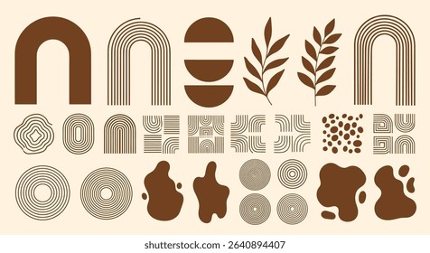 A Collection of Abstract Shapes and Organic Elements For Design Projects