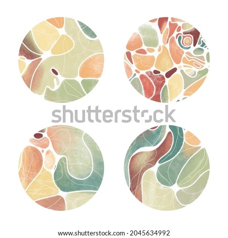 Collection of abstract spot. Set of beautiful clorful spot on white background. Perfect for wedding invitations, greeting cards, quotes, blogs, posters and DIY. Vector illustration